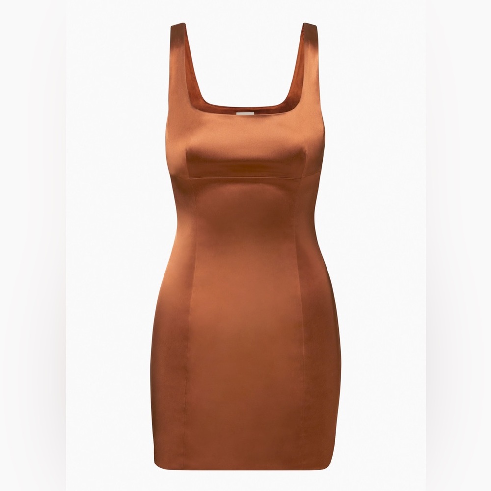 Aritzia Wilfred Shine Satin Dress